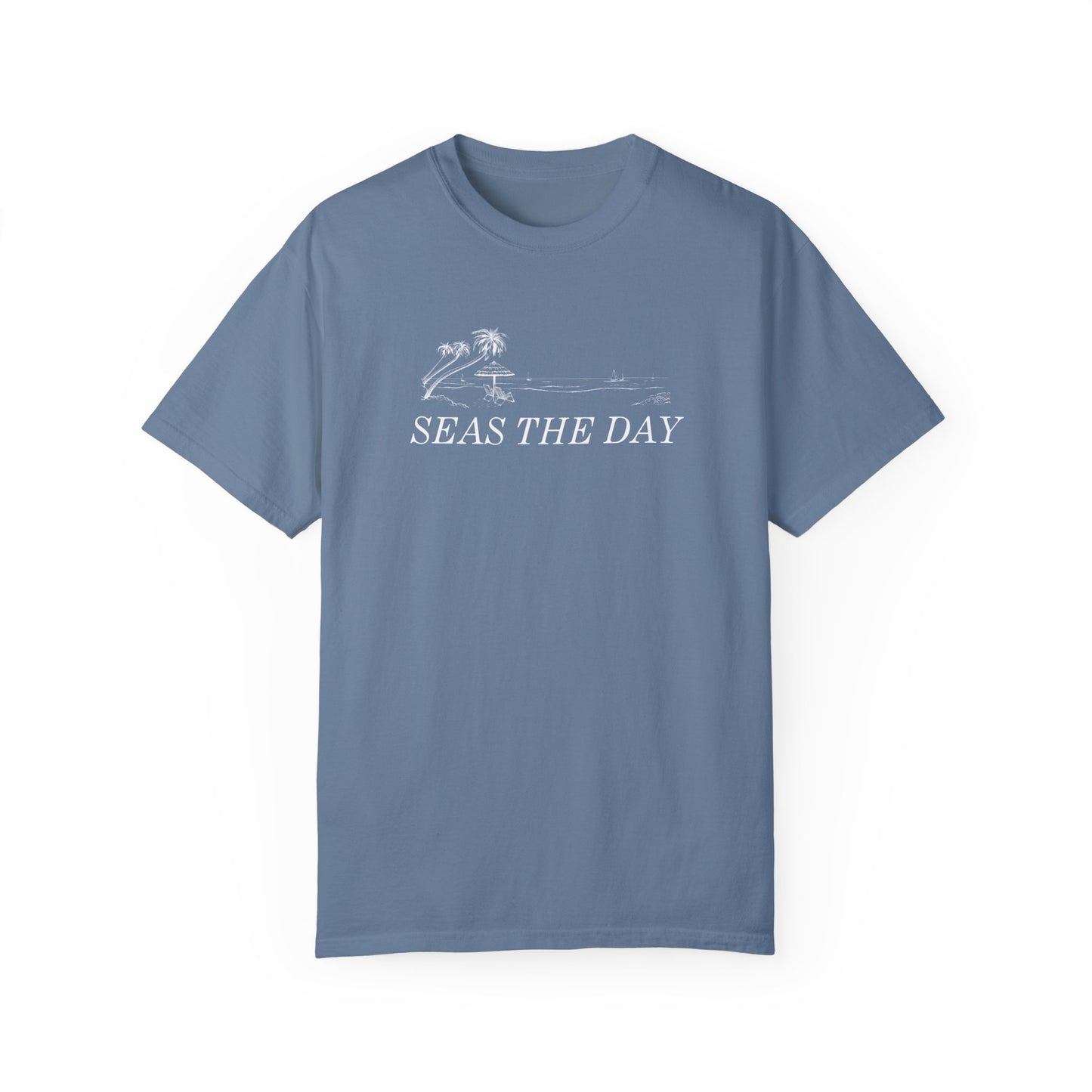 Seas the Day Tee | Azure