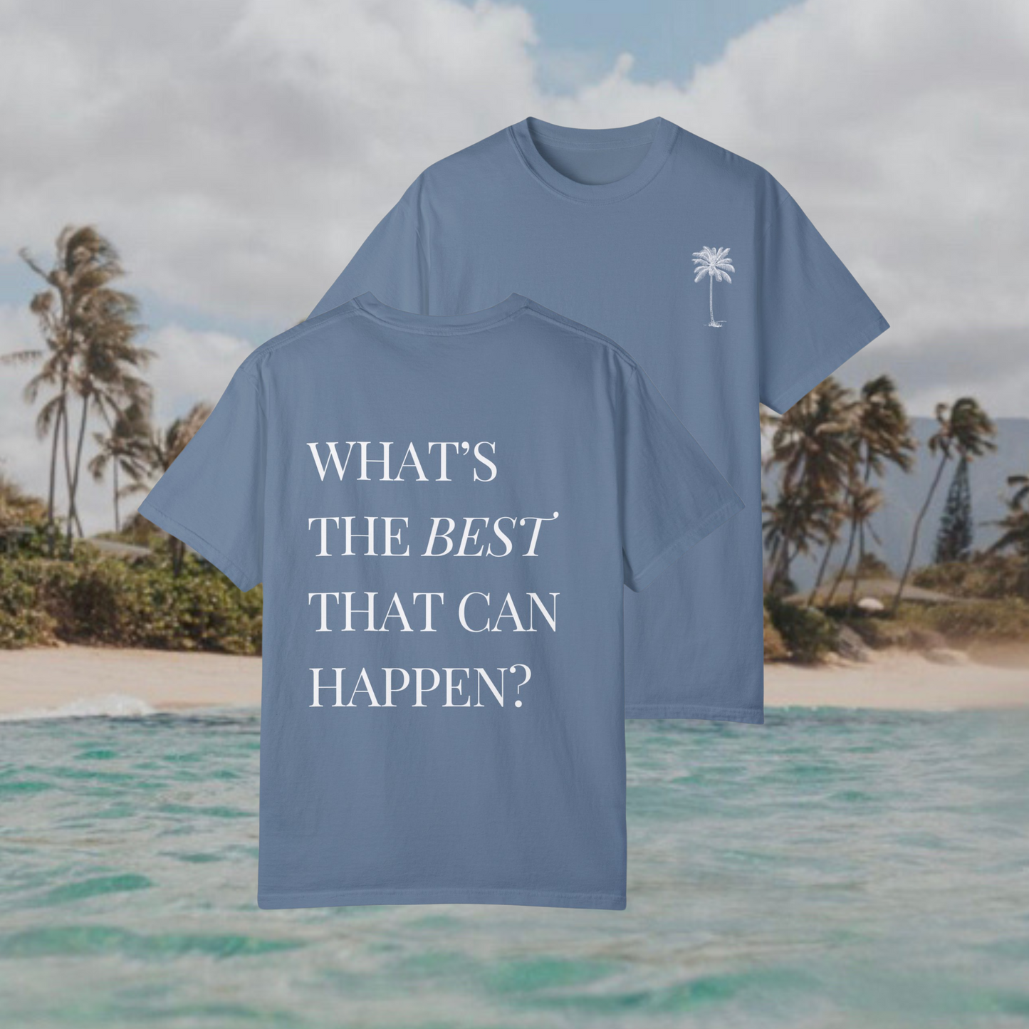 The Optimist Tee | Azure